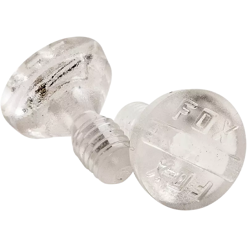 Fox Head 2020 V3 Rs/Rpc Visor Screws - 2Pk-One Size-Clear-BRINK