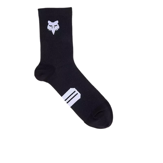 Fox Head 6" Ranger Sock Prepack Black-XS/S-Black-BRINK