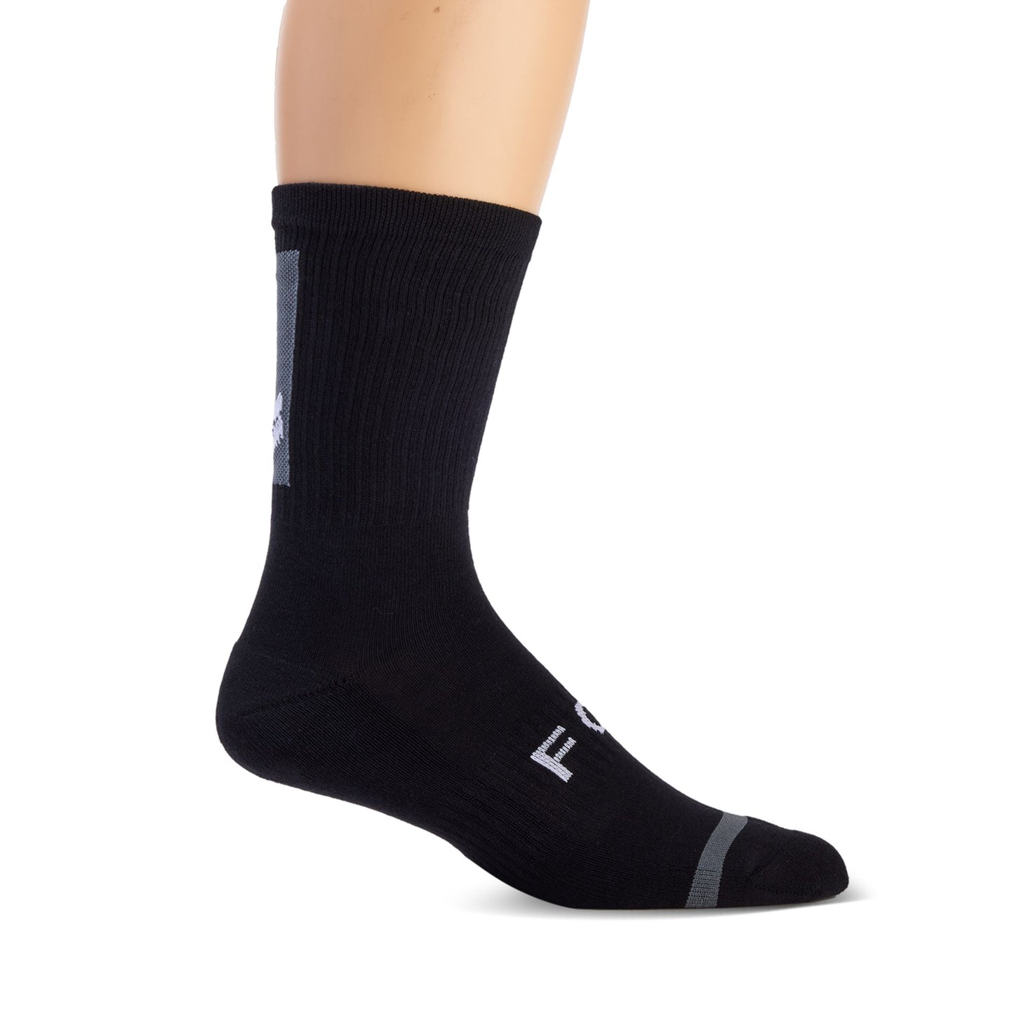 Fox Head 8" Defend Socks-XS / S-Black-BRINK