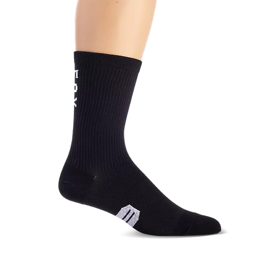 Fox Head 8" Ranger Sock-XS/S-Black-BRINK