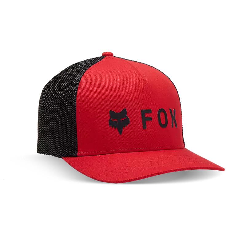 Fox Head Absolute Flexfit Hat-S/M-Flame Red-BRINK