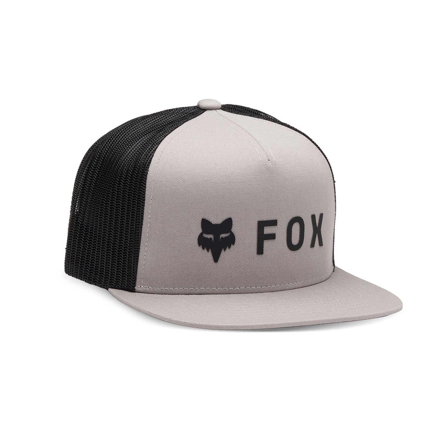 Fox Head Absolute Mesh Snapback Hat-One Size-Steel Grey-BRINK