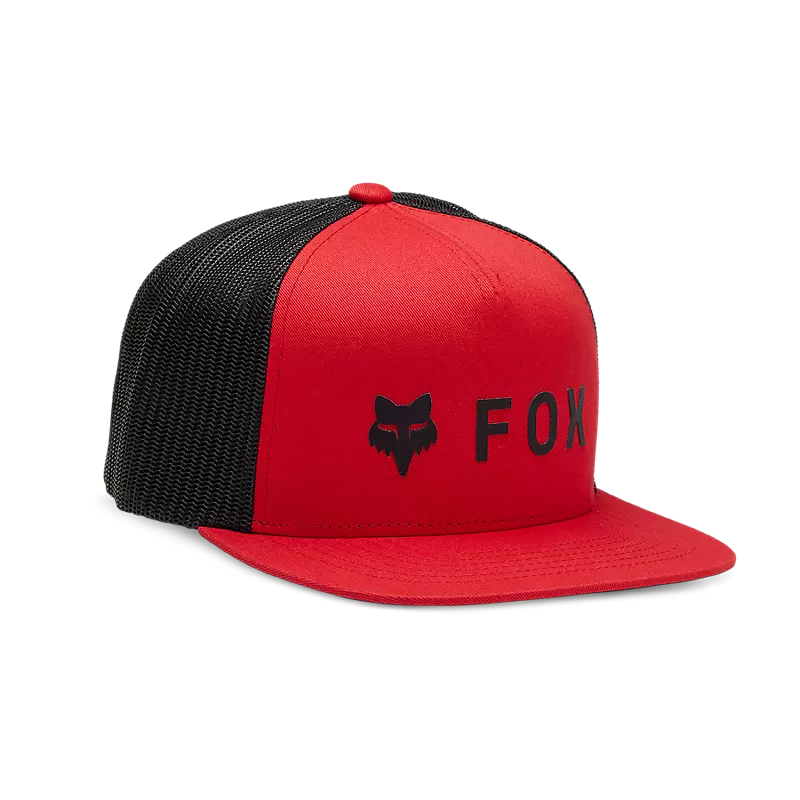 Fox Head Absolute Mesh Snapback-One Size-Flame Red-BRINK