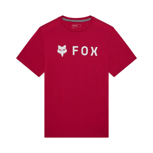 Fox Head Absolute Tech Tee 2026-S-Cranberry-BRINK