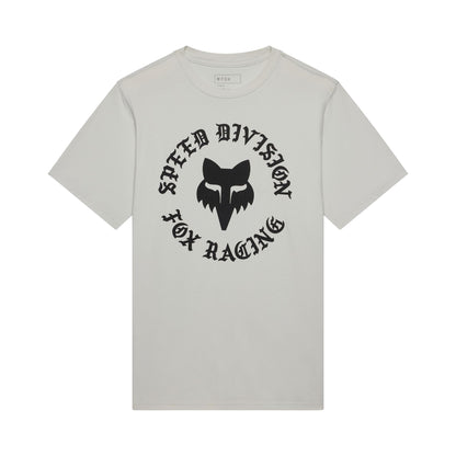 Fox Head Badge 195 Original Tee 2026-S-Light Grey-BRINK