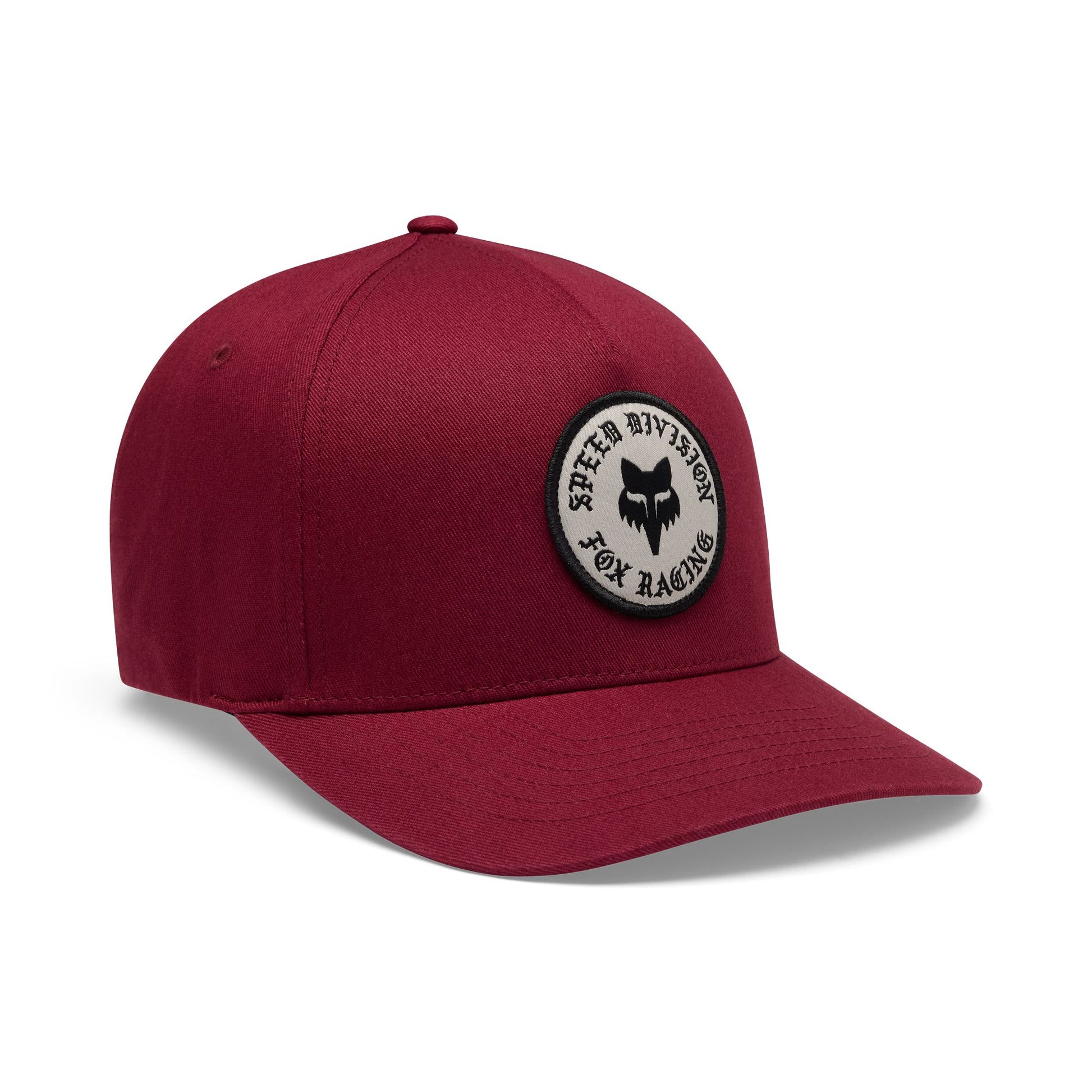 Fox Head Badge Flexfit Hat 2026-S / M-Cabernet-BRINK