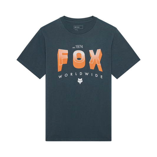 Fox Head Block 195 Original Tee 2026-S-Deep Cobalt-BRINK