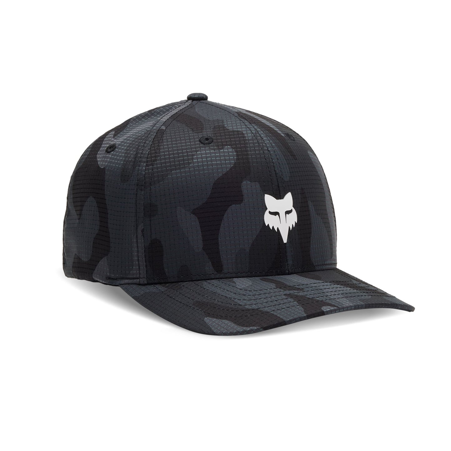 Fox Head Camo Tech Flexfit Hat-S / M-Black Camo-BRINK