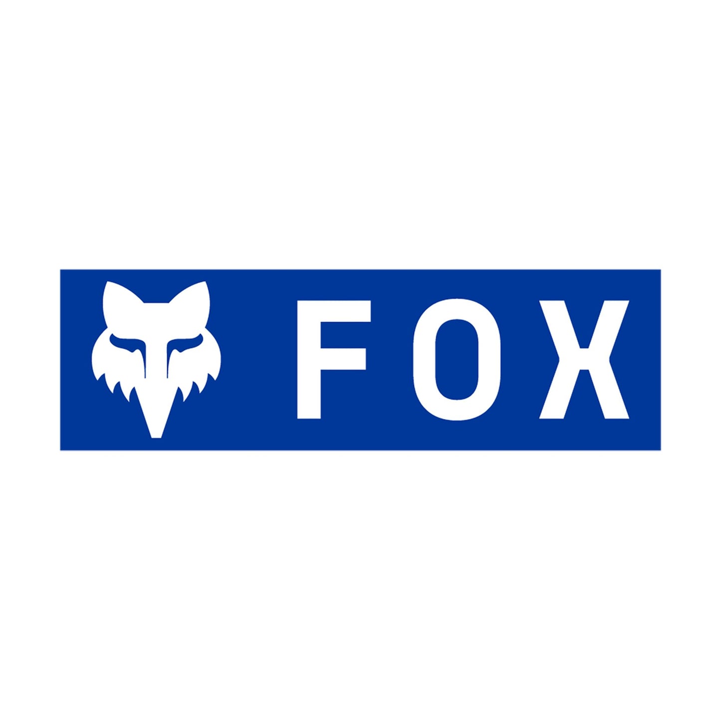 Fox Head Corporate Logo 3" Sticker-One Size-Blue-BRINK