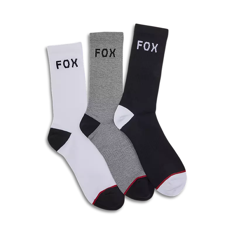 Fox Head Crew Socks - 3 Pack 2026-XS / S-Misc-BRINK