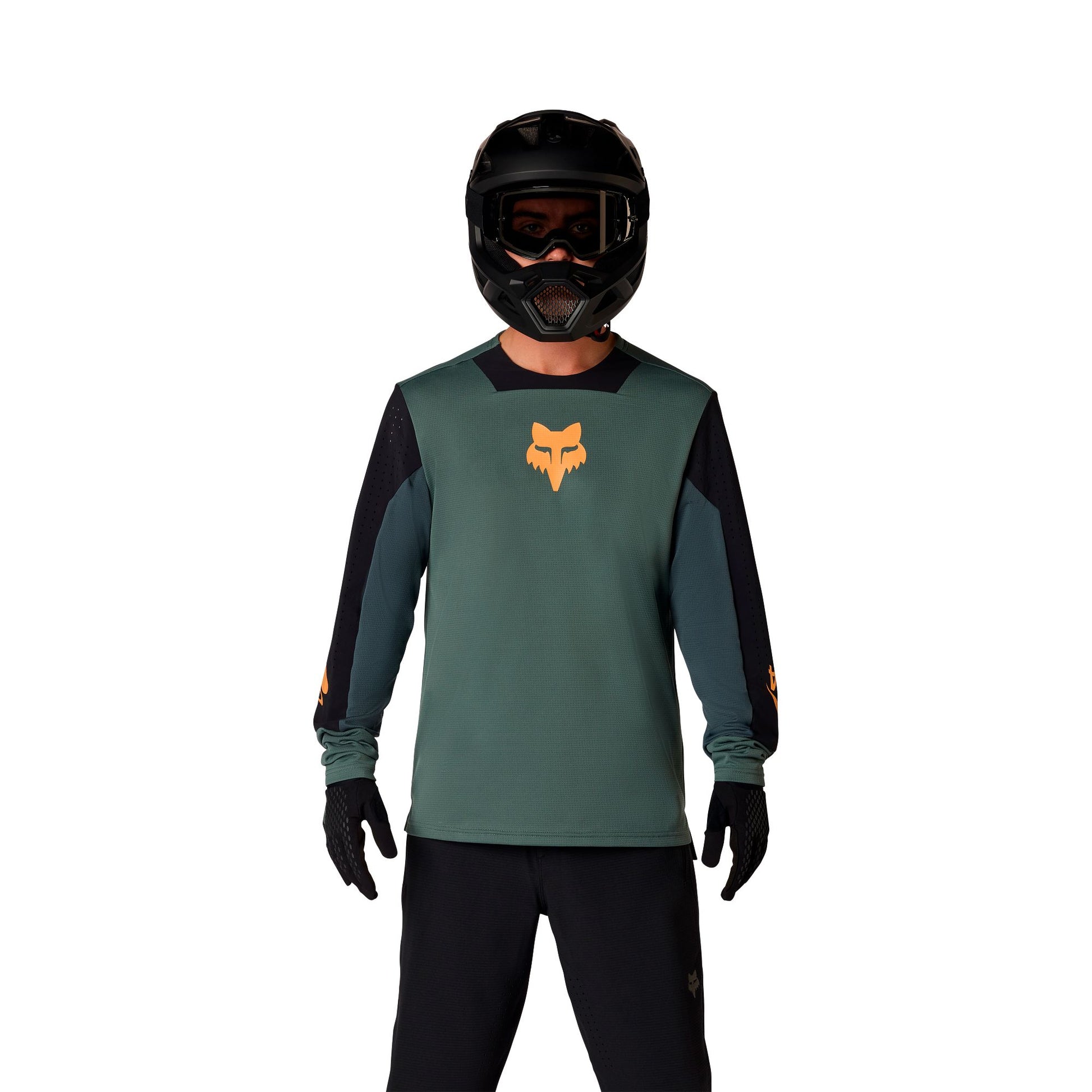 Fox Head Defend Creation Long Sleeve Jersey-S-Sage-BRINK