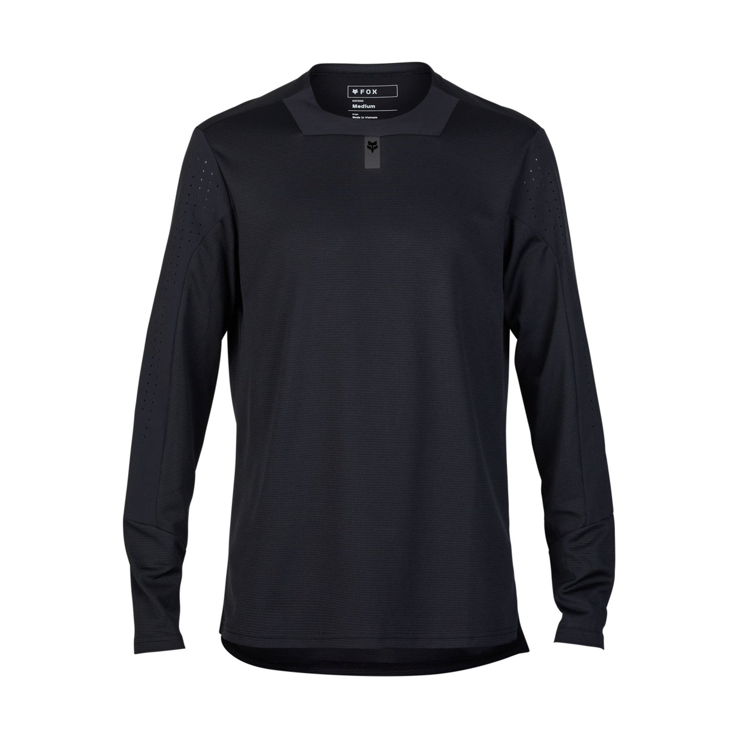 Fox Head Defend Long Sleeve Jersey-S-Black-BRINK