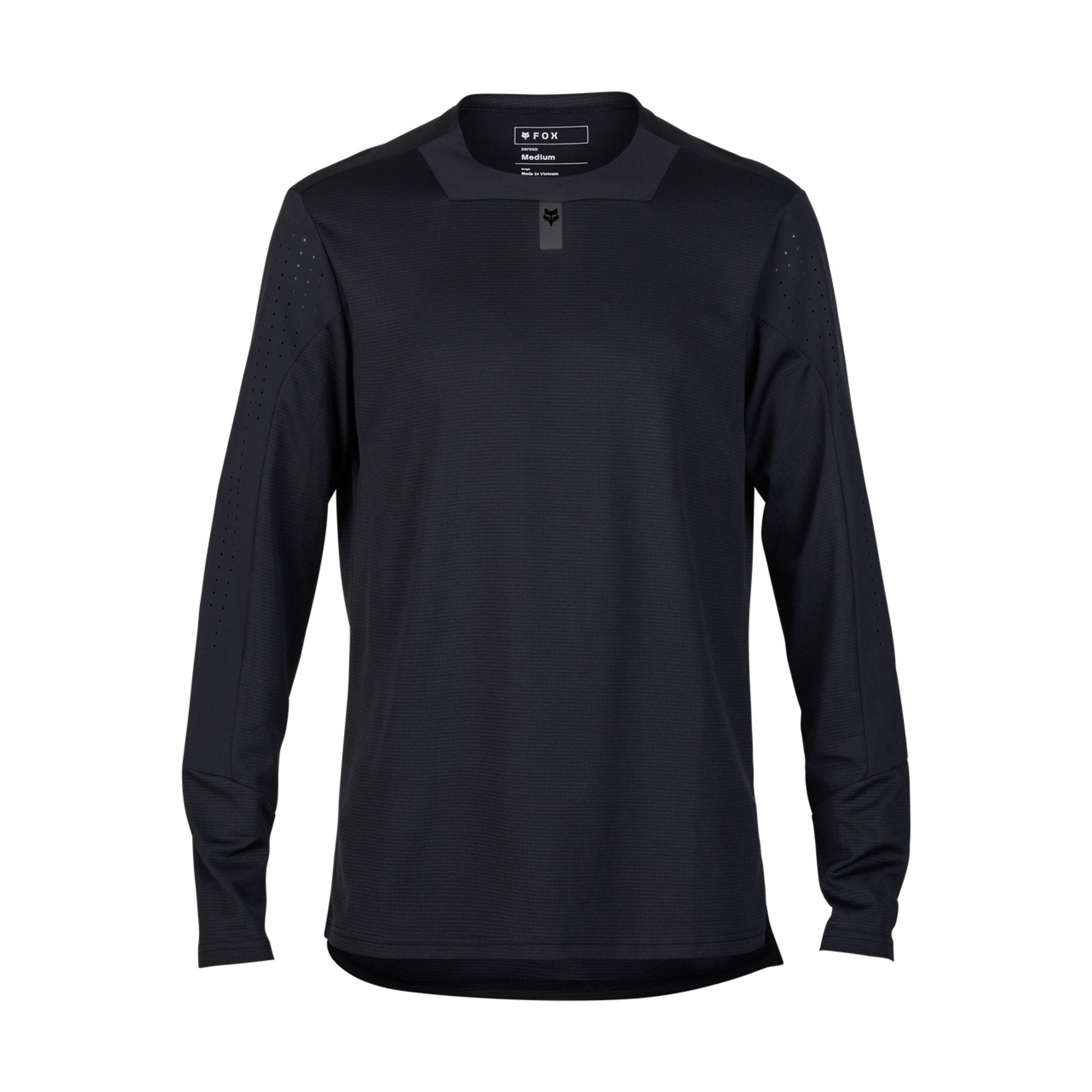 Fox Head Defend Long Sleeve Jersey-S-Black-BRINK