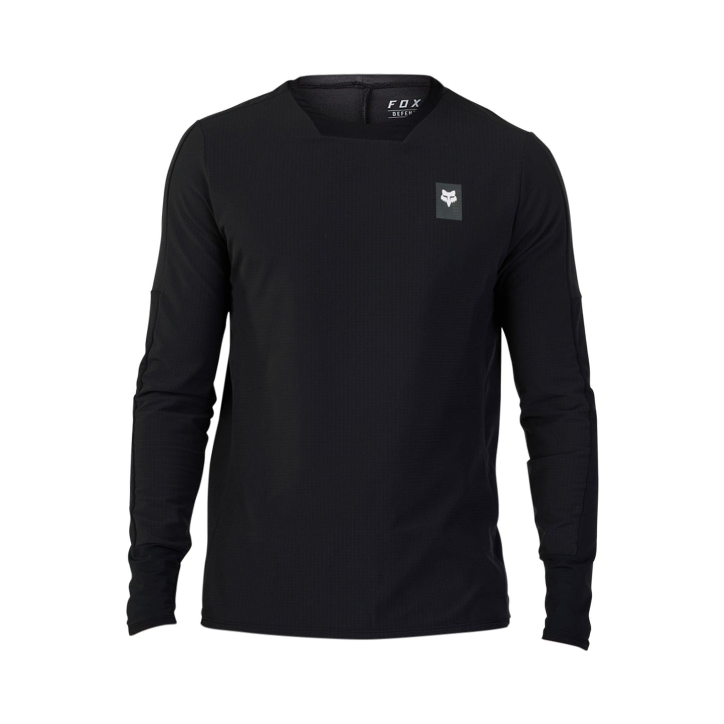 Fox Head Defend Thermal Long Sleeve Jersey-S-Black-BRINK
