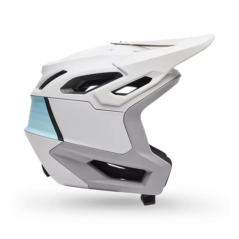 Fox Head Dropframe Pro Helmet 2025-S-Grid Light Grey-BRINK