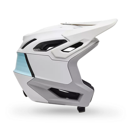 Fox Head Dropframe Pro Helmet 2025-S-Grid Light Grey-BRINK