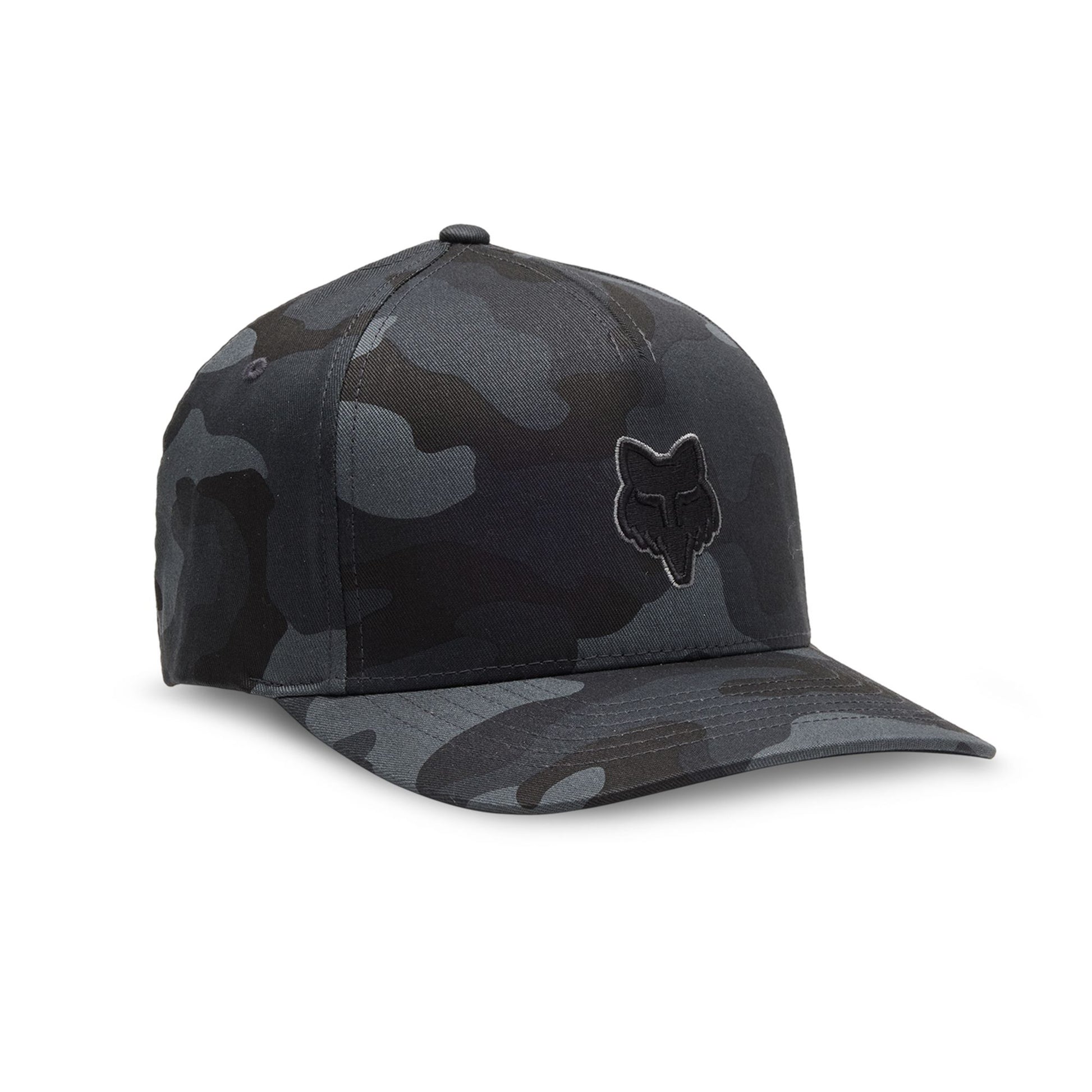 Fox Head Flexfit Hat-S / M-Black Camo-BRINK