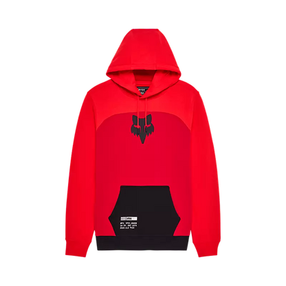 Fox Head Fracture Paneled OPullover Hoodie-BRINK