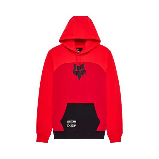 Fox Head Fracture Paneled OPullover Hoodie-BRINK