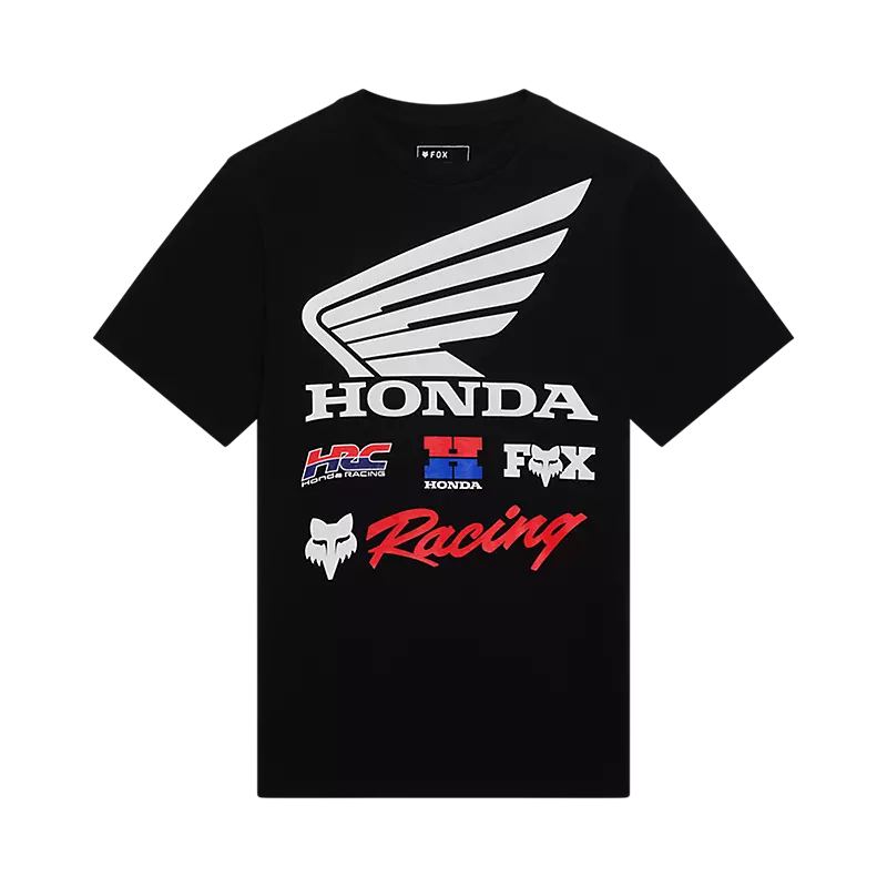 Fox Head Honda 195 Original Tee-S-Black-BRINK