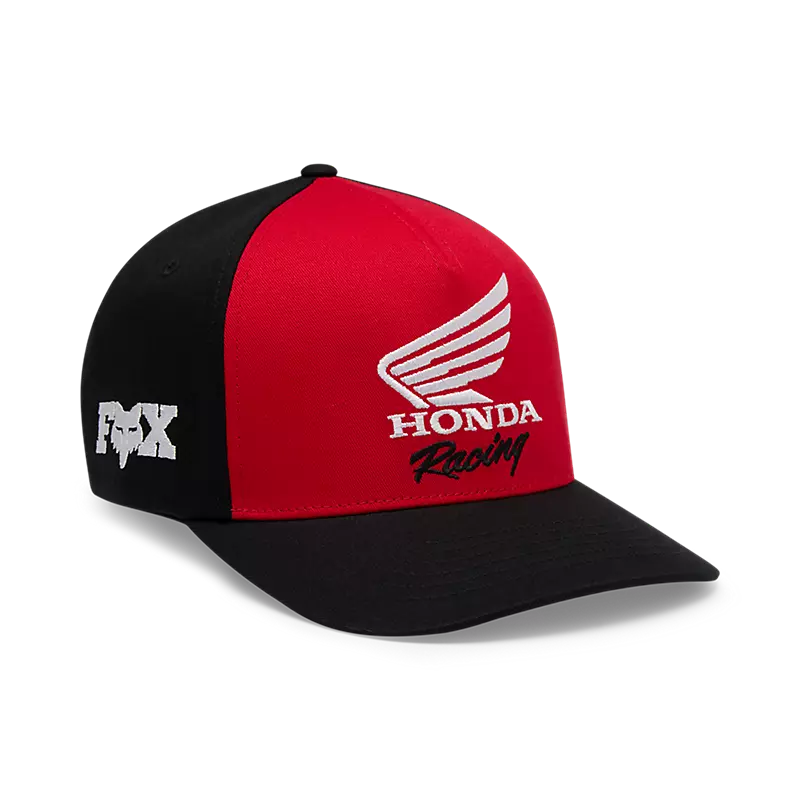 Fox Head Honda Flexfit Hat-S / M-Black-BRINK
