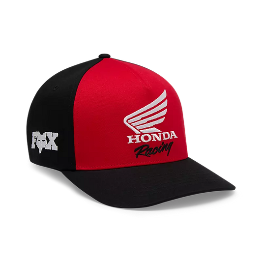 Fox Head Honda Flexfit Hat-S / M-Black-BRINK