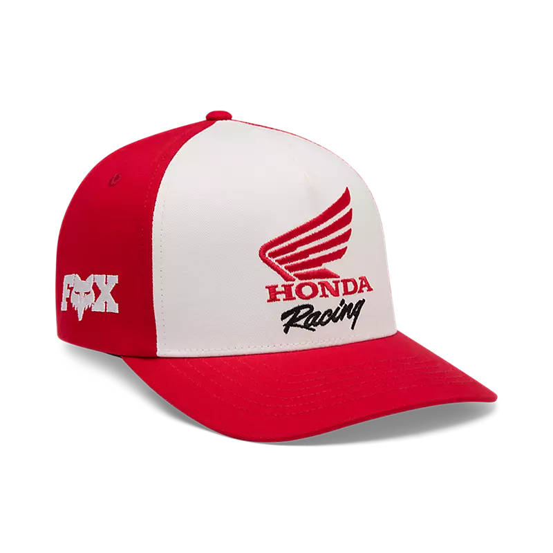 Fox Head Honda Flexfit Hat-S / M-Red-BRINK