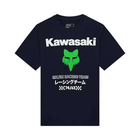 Fox Head Kawasaki Oversized Tee-S-Midnight-BRINK