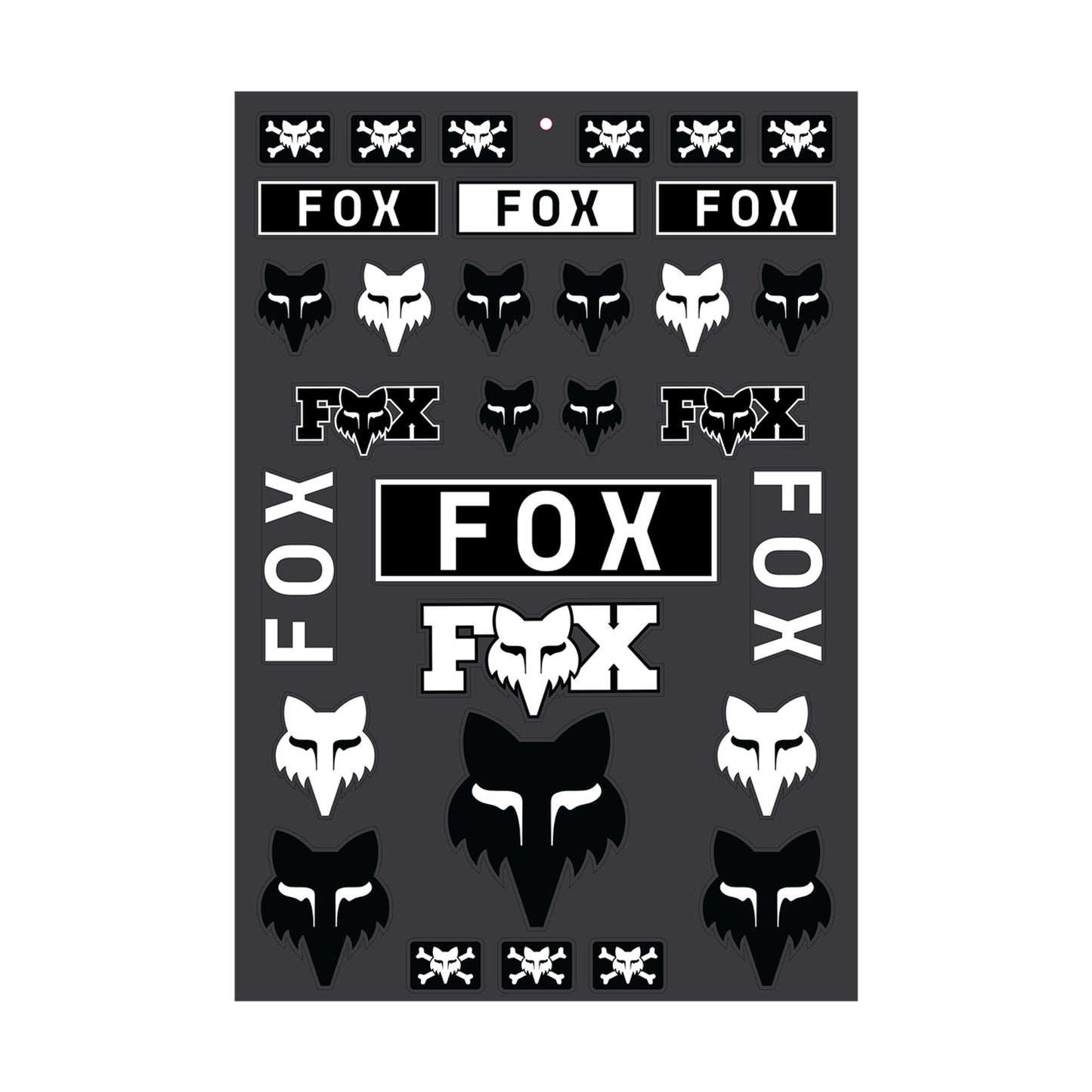 Fox Head Legacy Track Sticker Pack-One Size-Black-BRINK