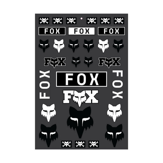 Fox Head Legacy Track Sticker Pack-One Size-Black-BRINK