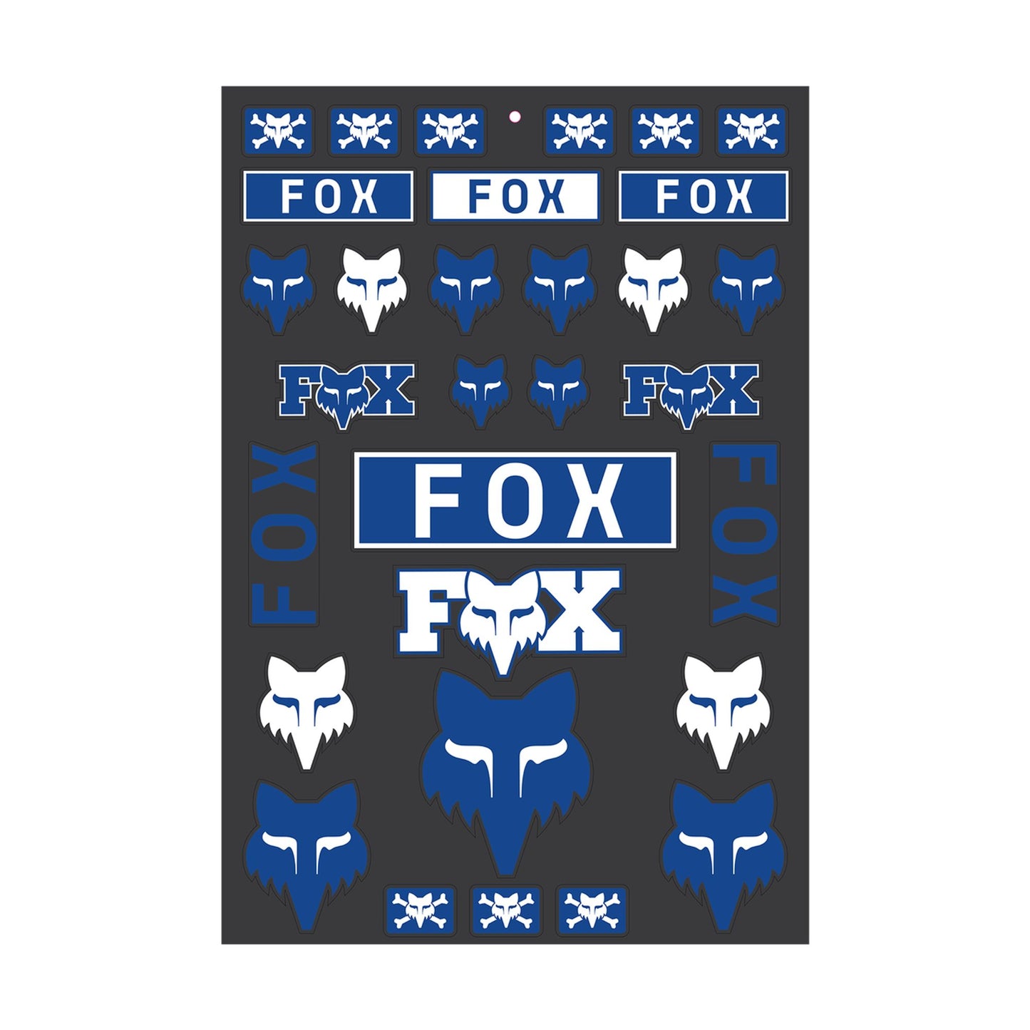 Fox Head Legacy Track Sticker Pack-One Size-Blue-BRINK