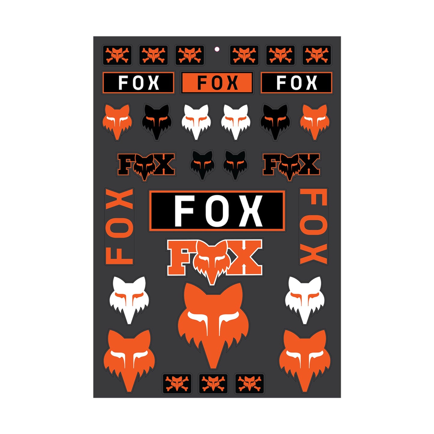 Fox Head Legacy Track Sticker Pack-One Size-Orange-BRINK