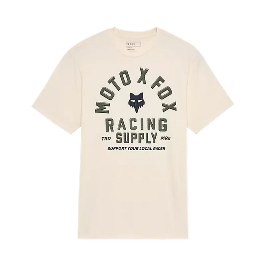 Fox Head Local Racer SS Prem Tee 2025-S-Off White-BRINK