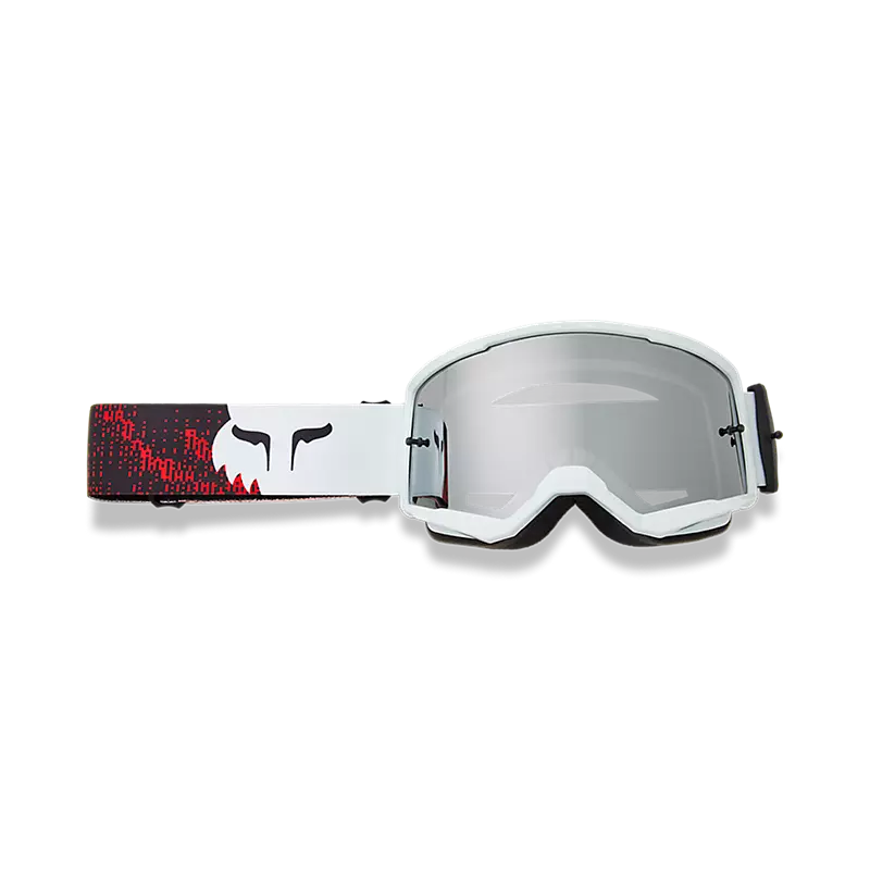 Fox Head Main Kairos Goggle - Spark-One Size-White / Fluorescent Red-BRINK