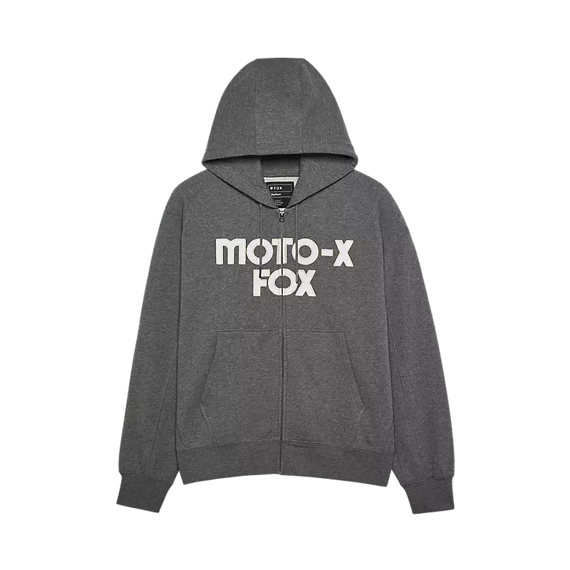 Fox Head Moto-X Oversized Zip Hoodie 2026-S-Heather Graphite-BRINK