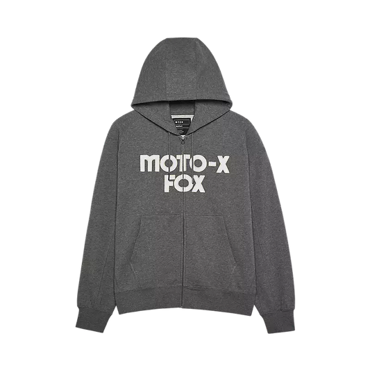 Fox Head Moto-X Oversized Zip Hoodie 2026-S-Heather Graphite-BRINK
