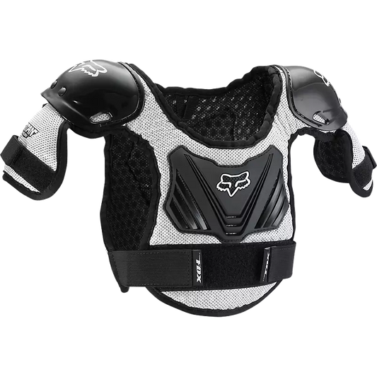 Fox Head Peewee Titan Roost Deflector-M/L-Black / Silver-BRINK