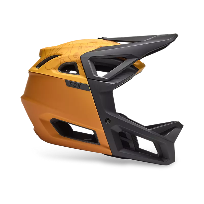 Fox Head Proframe Helmet 2025-S-Frequency Caramel-BRINK