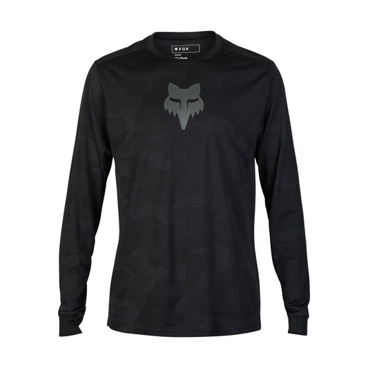 Fox Head Ranger TruDri Long Sleeve Jersey-S-Black-BRINK