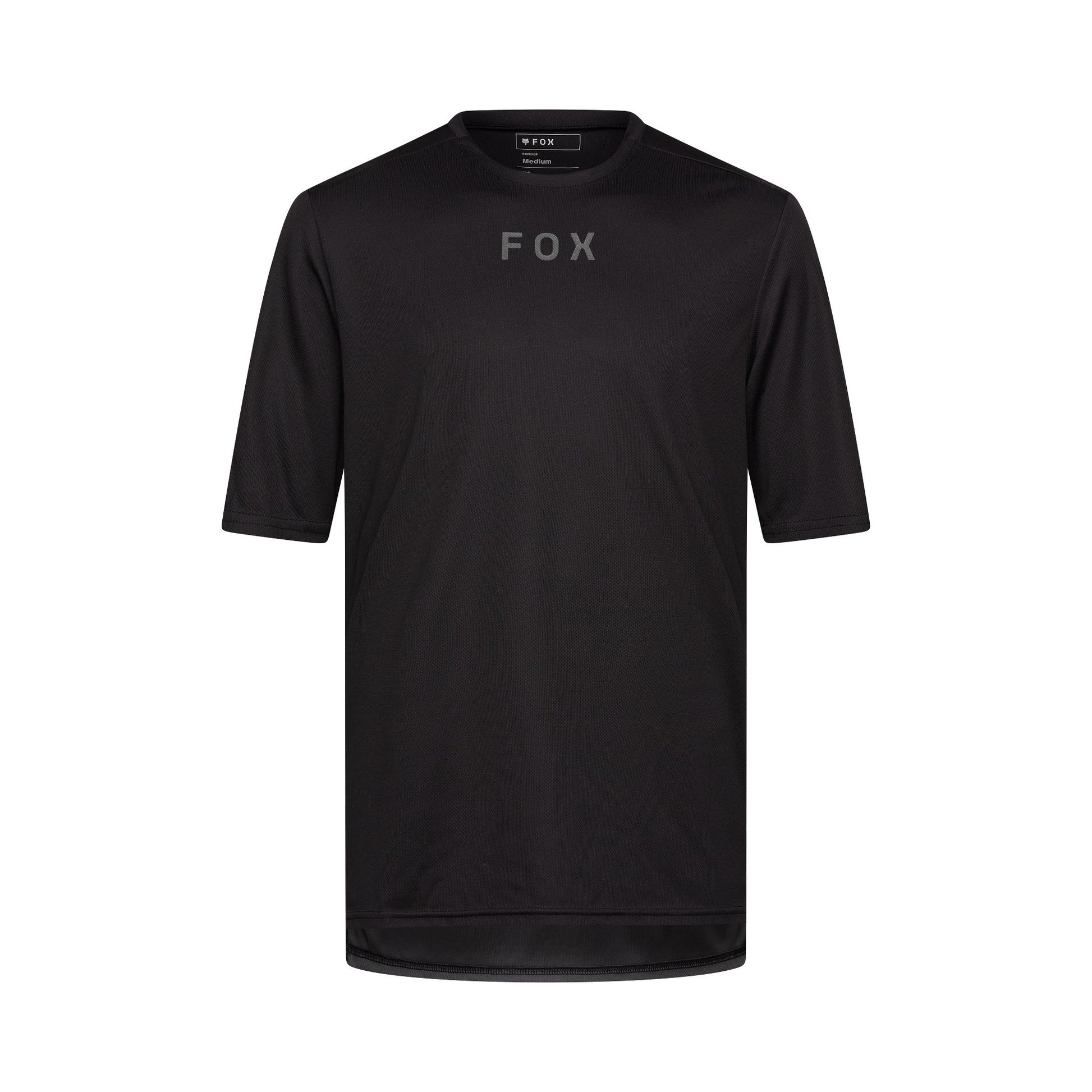 Fox Head Ranger Wordmark Jersey-S-Black-BRINK