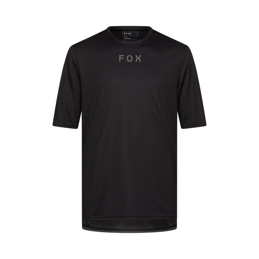 Fox Head Ranger Wordmark Jersey-S-Black-BRINK