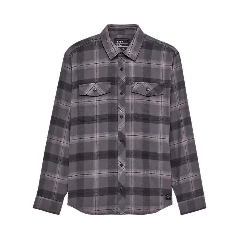 Fox Head Survivalist Core Flannel LS-S-Dark Shadow Grey-BRINK