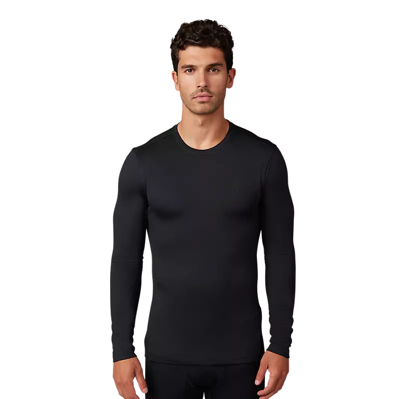Fox Head Tecbase Fire LS Shirt-S-Black-BRINK