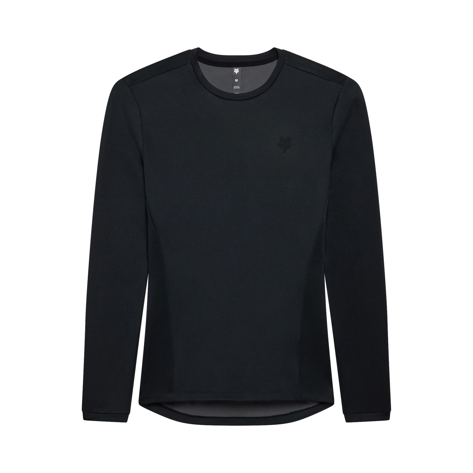 Fox Head Techbase Fire Long Sleeve Shirt-S-Black-BRINK