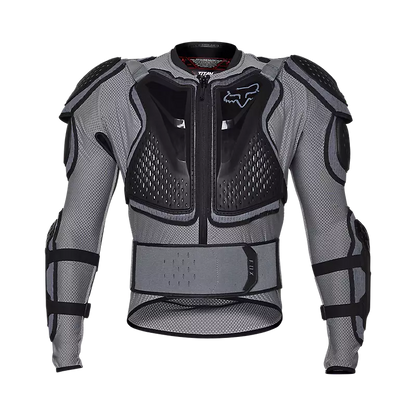 Fox Head Titan Sport Chest Guard Jacket-S-Cloud Grey-BRINK