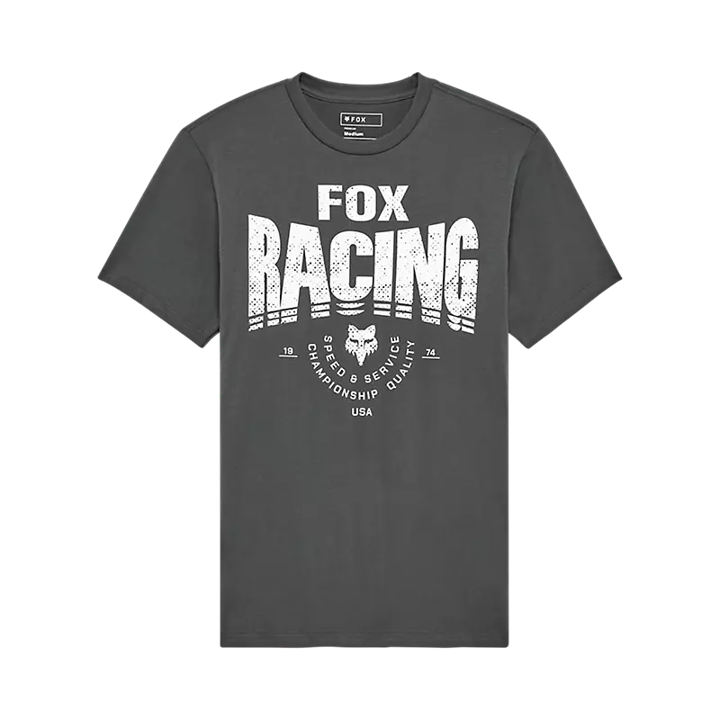 Fox Head Tread SS Prem Tee 2025-S-Dark Shadow-BRINK