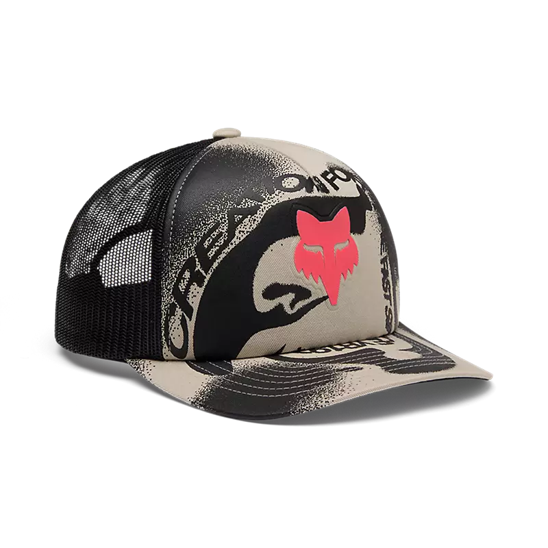 Fox Head Vision Mesh Trucker Hat 2026-One Size-Chalk-BRINK