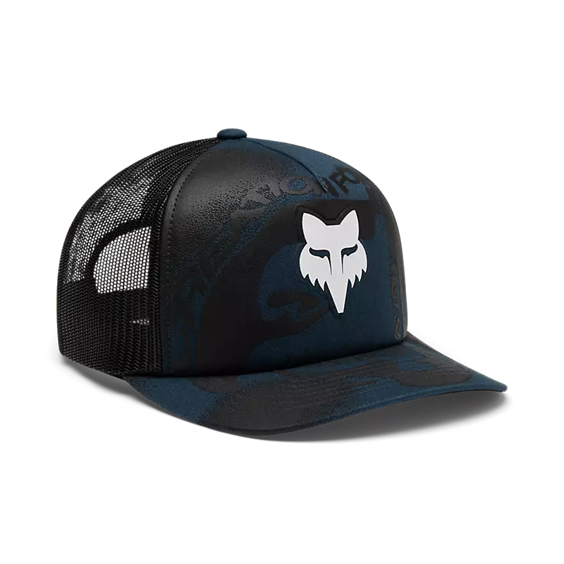 Fox Head Vision Mesh Trucker Hat 2026-One Size-Deep Cobalt-BRINK