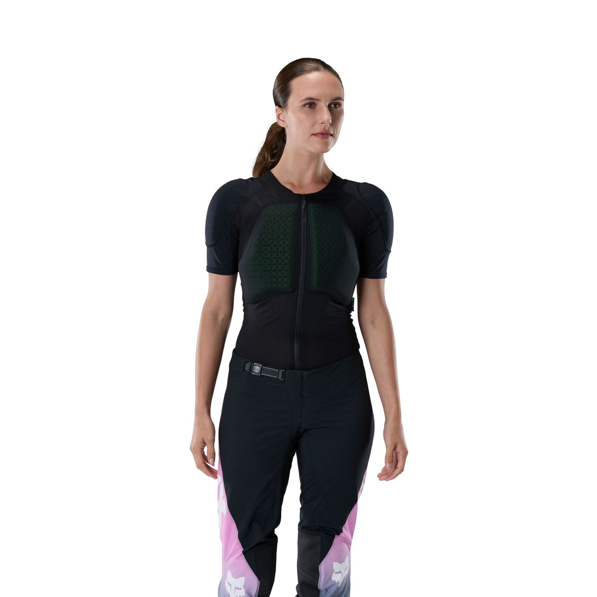 Fox Head Womens Baseframe Pro Koroyd Short Sleeve Guard-BRINK