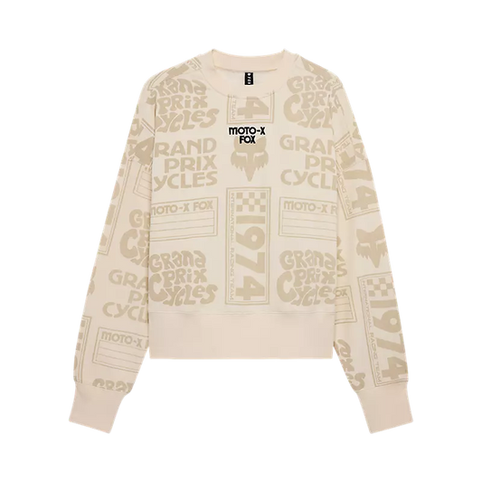 Fox Head Women's Circa 74 Oversized Crew Sweatshirt 2026-XS-Off White-BRINK